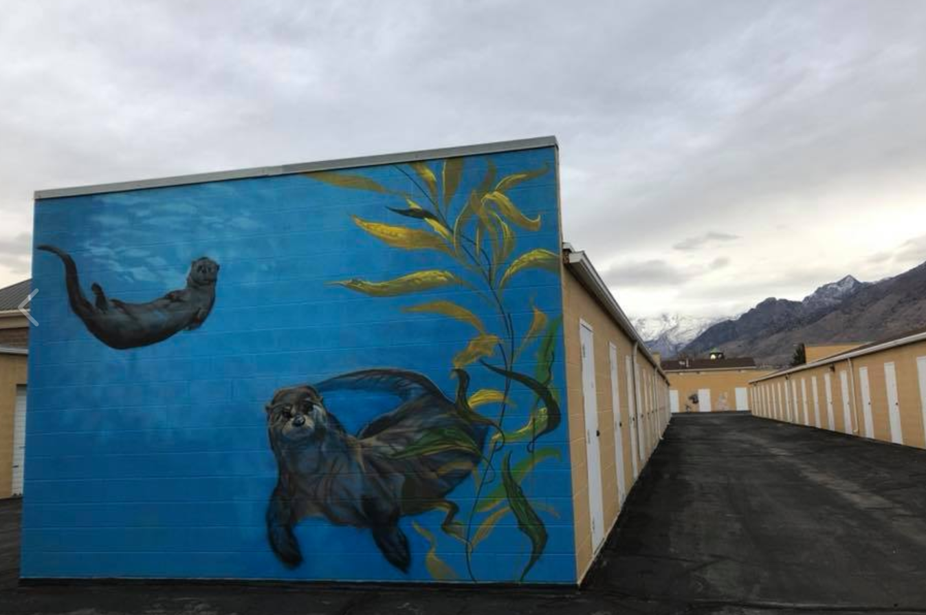 Deseret Storage Otter Mural